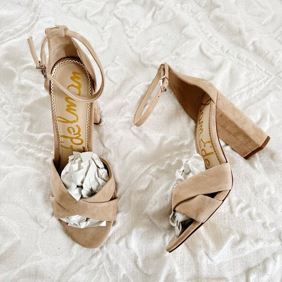 Sam Edelman Yancy Block Heel Ankle StrapSandal Size 10 - Picture 4 of 8